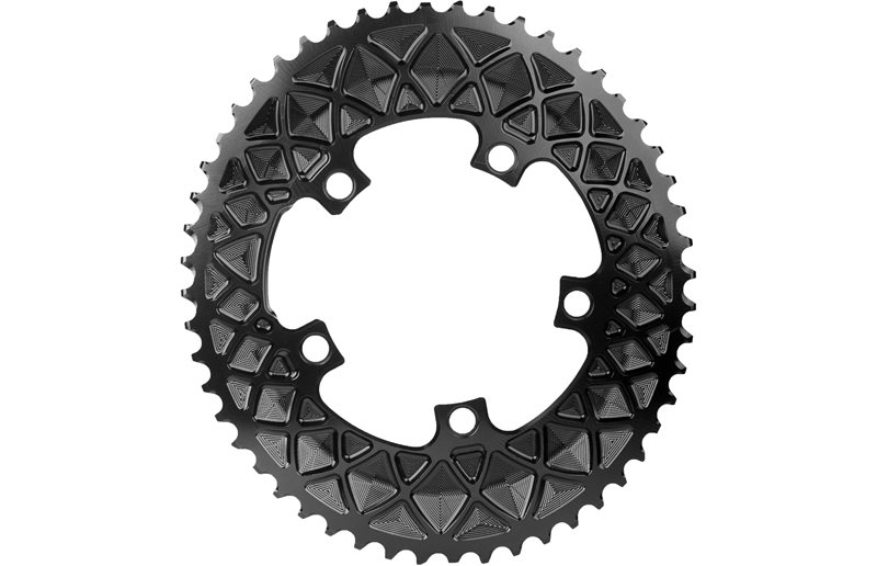 absoluteBLACK Eturatas Premium Line ⌀110mm BCD 2x10/11-vaihteinen Ovaali SRAM Alu 52