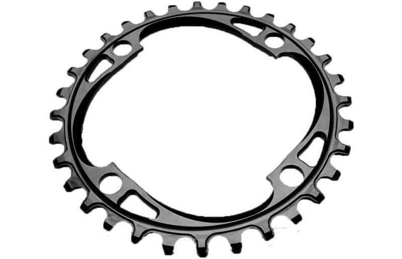 absoluteBLACK Eturatas ⌀64mm BCD 1x10/11/12-vaihteinen NW Alu 30