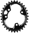 Absoluteblack Drev Ø76 Mm Bcd 1X10/11/12-Speed Oval Nw Rotor Alu 32