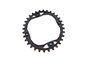 Drev absoluteBlack Ø104 mm BCD Shimano HG+ 12 12-Speed Oval NW Alu 32T sort
