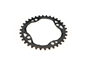 Drev absoluteBlack Ø104 mm BCD Shimano HG+ 12 12-Speed Oval NW Alu 34T sort
