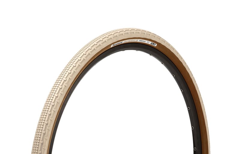 Panaracer Cykeldæk Gravelking Sk TLC Foldbar Hvid/Brunt