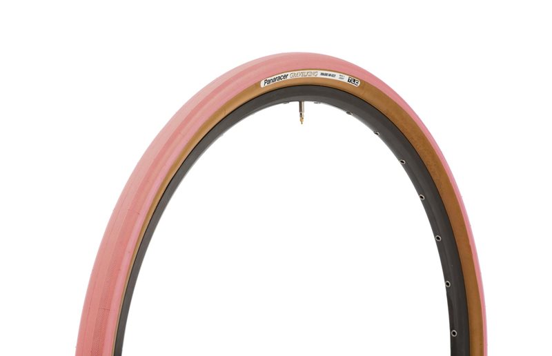 Panaracer Cykeldæk Gravelking TLC Foldbar Rosa/Brun