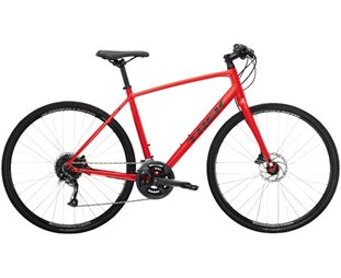 Hybridcykel Trek FX 2 Disc rød