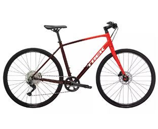 Trek Hybridsykkel Fx 3 Disc Viper Red To Cobra Blood Fade