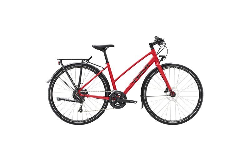 Hybridcykel Trek FX 2 Disc EQ Stagger Rød