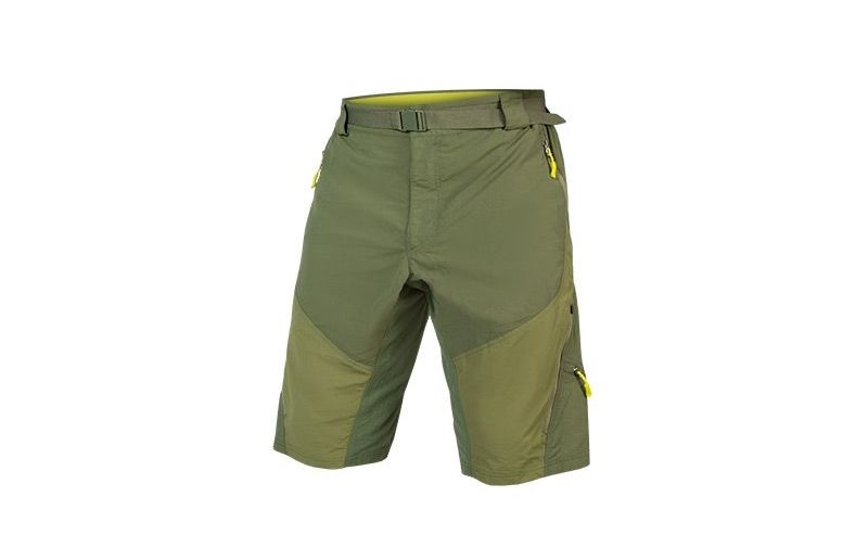Endura Pyöräilyshortsit Hummvee Short ll + Liner alusshortsit Olivegreen