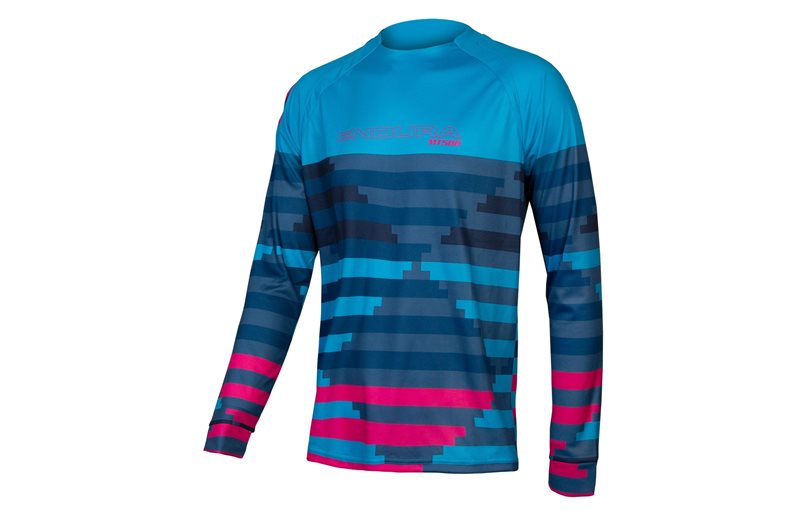 Endura Cykeltröja MT500 Supercraft L/S Tee Ltd Electricblue