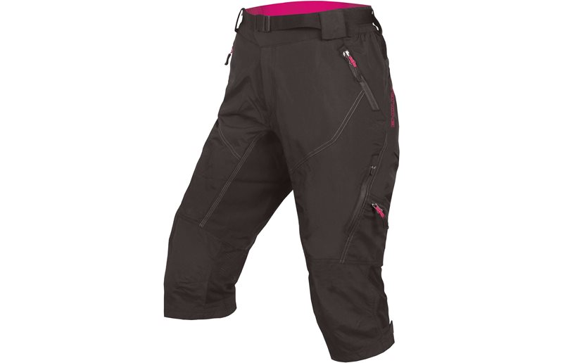 Endura Baggy Knickers Hummvee 3/4 ll med llner Dame Sort