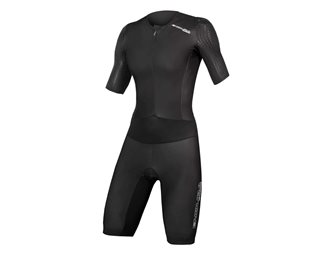 Endura Naisten pyöräilyhousut Naisten Qdc D2Z S/S Tri Suit ll W Musta