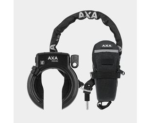 AXA Ramlås Defender + AXA Ramlåskätting Plug-in RLC 100 cm 5.5 mm + väska