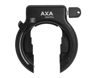 Axa Ramlås Solid Plus/Zwart/Shimano Rack