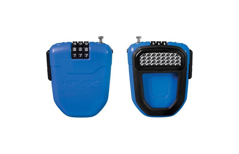 Vaijerilukko Hiplok FX Reflex Cyan