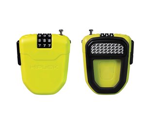 Vaijerilukko Hiplok FX Reflex Lime