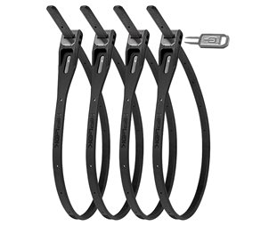 Vaijerilukko setti Hiplok Z Lok 4-pack