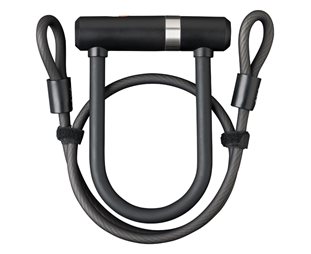 U-lukko AXA Newton Mini Pro 140 sis.Kiinnike + Lukkovaijeri 100cm/10mm
