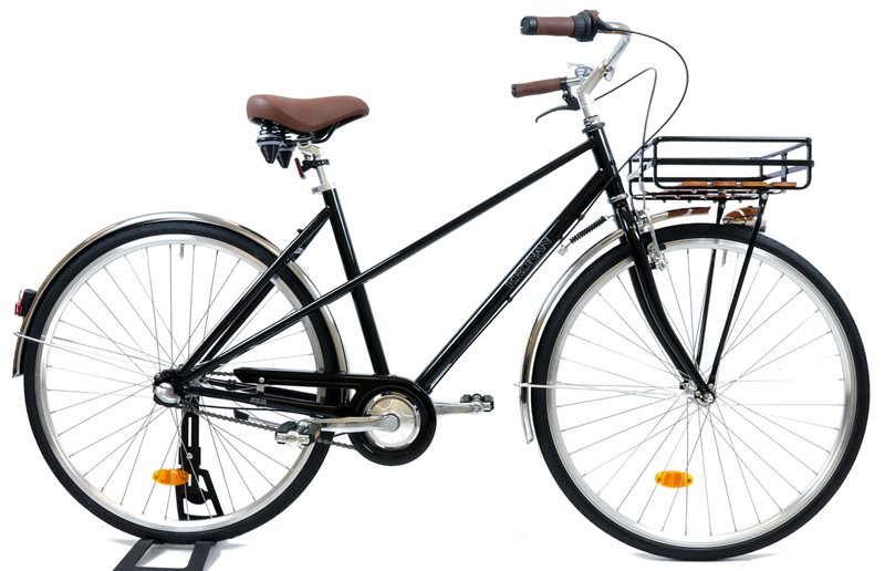 Kronan Naisten polkupyörä Stilig D3 3-vaihteinen musta