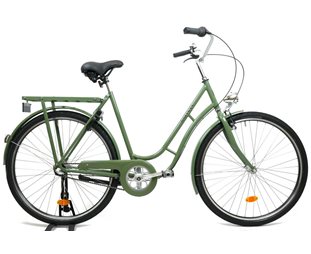 Kronan Naisten polkupyörä Original D3 3-vaihteinen Oliivinvihreä