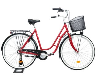 MADE Naisten polkupyörä Alcea 3-vaihteinen 28" Matta punainen