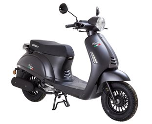 Viarelli Moped Venice Mattsvart 45km/h (Euro 5 klass 1 moped) MATT-BLACK