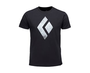 Black Diamond T-skjorte for menn Ss Chalked Up Tee Black