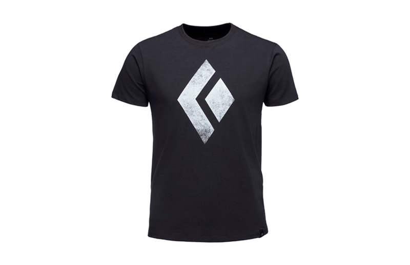 Black Diamond T-skjorte for menn Ss Chalked Up Tee Black