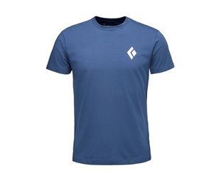 Black Diamond T-Shirt Herr Ss Equipmnt For Alpinist Tee Ink Blue