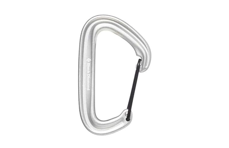 Black Diamond Karabinkrok Litewire Carabiner Light Gray