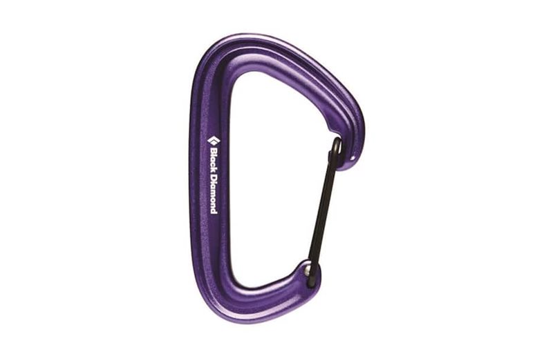 Black Diamond Karabinkrok Litewire Carabiner Purple