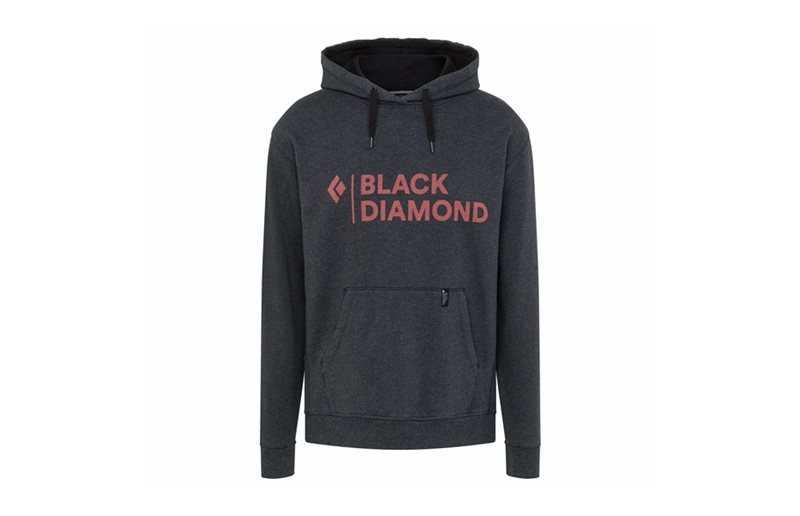 Black Diamond Genser for Menn Stacked Logo Hoody