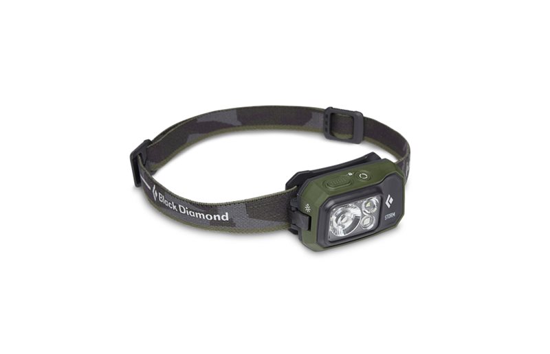 Black Diamond Pannlampa Storm 450 Hodelykt Dark Olive