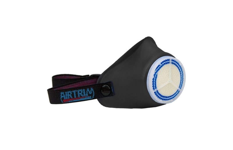 Airtrim Fukt-/Värmeväxlare Andningsmask Black