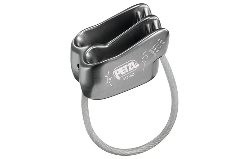 Petzl Sikringsanordning Belay Device Verso Grey