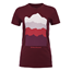 Black Diamond T-skjorte for Damer Ss Vista Tee Bordeaux