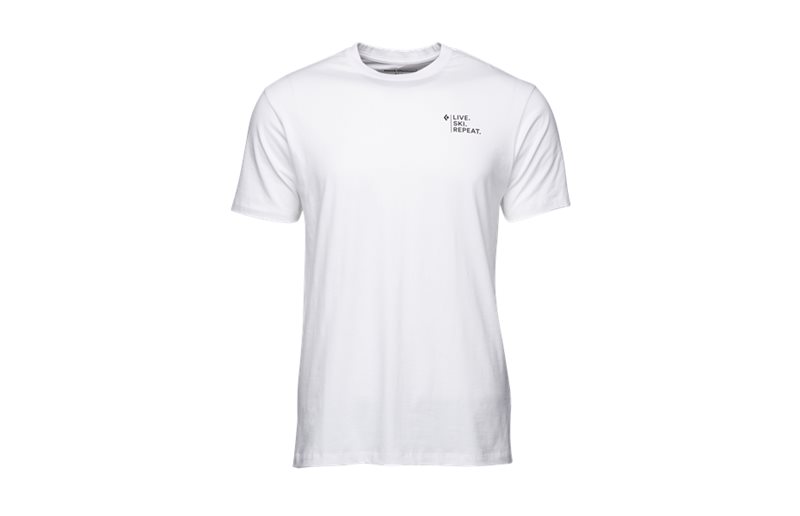 Black Diamond T-Shirts Herr Ski Mountaineering Tee White