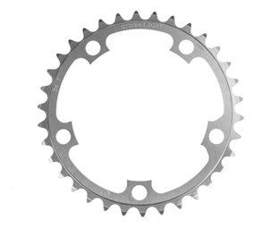 Drev Stronglight Ø110 mm BCD 2x 9/10-Speed Alu 34T Sølv