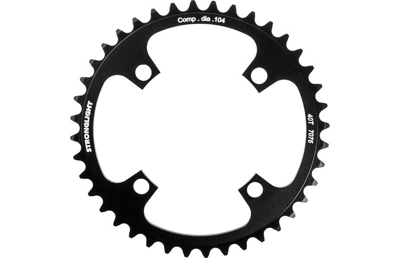 Drev Stronglight Ø104 mm BCD E-bike Bosch 1st Gen Alu 40T sort