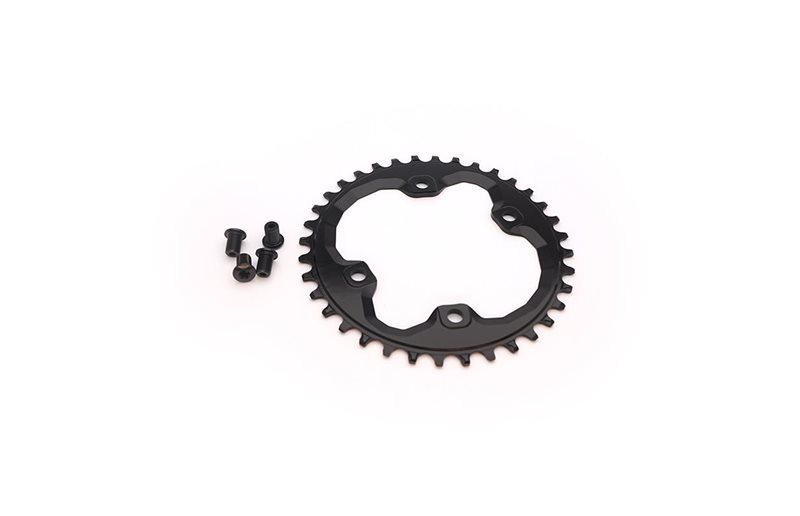 absoluteBLACK Eturatas ⌀96mm BCD 1x9/10/11/12-vaihteinen NW Alu OneSize