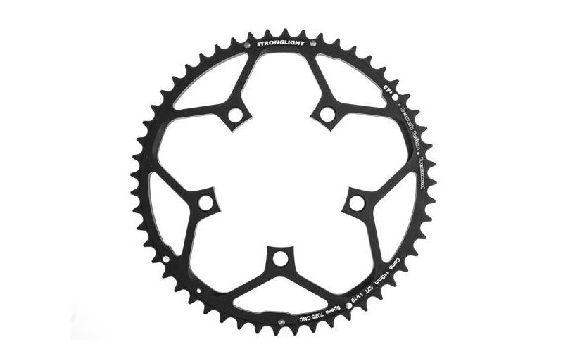 Drev Stronglight Ø110 mm BCD 2x10/11-Speed Alu 52T sort
