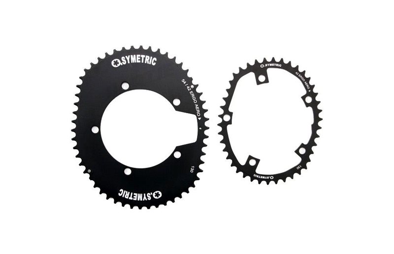 Osymetric Drev Ø130 mm Bcd 10/11-Speed Oval Shimano Alu 56/44