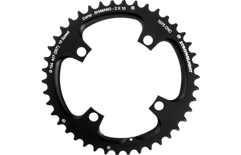 Stronglight Drev ¥104 mm Bcd 2X10-Speed Alu 42