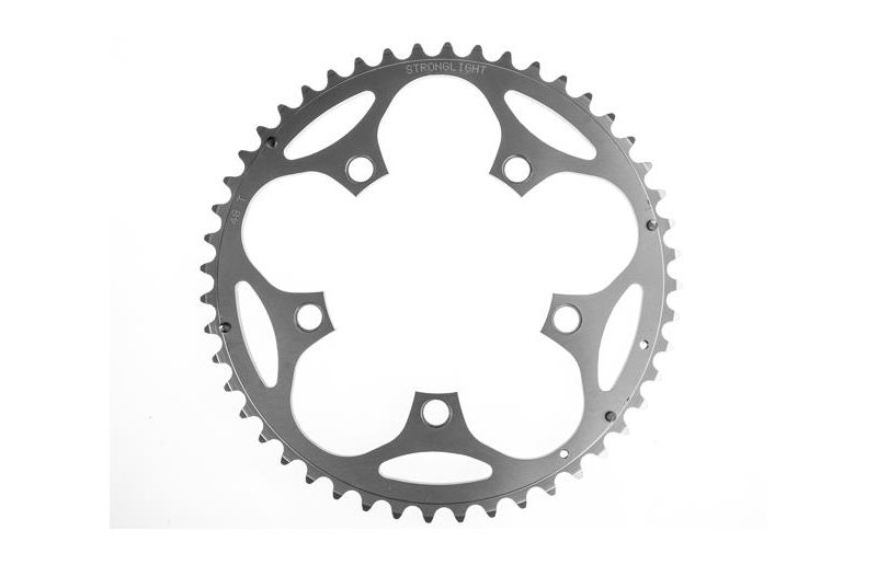 Drev Stronglight Ø110 mm BCD 2x 9/10-Speed Alu 48T Sølv