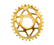 Drev absoluteBlack DM 3 mm Offset 1x10/11/12-Speed Oval NW BOOST SRAM Alu 34T Guld