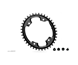 absoluteBLACK Eturatas ⌀110mm BCD (Shimano Asymmetric) 1x10/11/12-vaihteinen Ovaali NW Alu 40