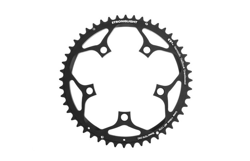 Drev Stronglight Ø110 mm BCD 2x10/11-Speed Alu 48T sort