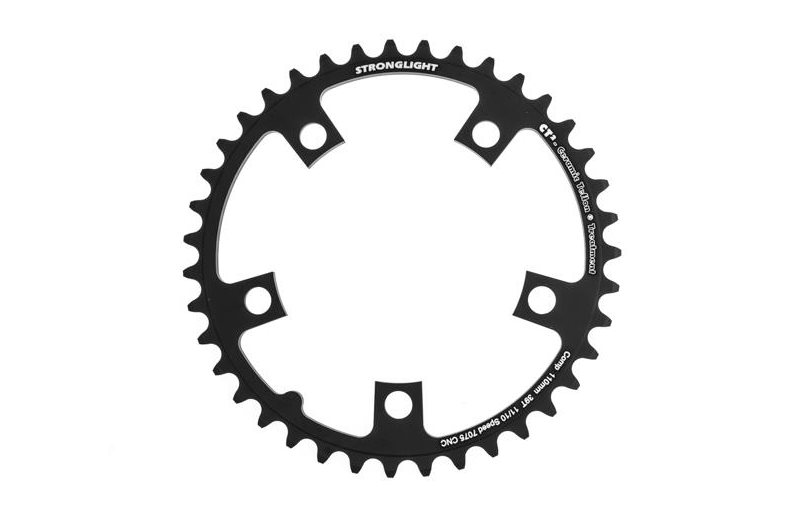 Drev Stronglight Ø110 mm BCD 2x10/11-Speed Alu 39T sort