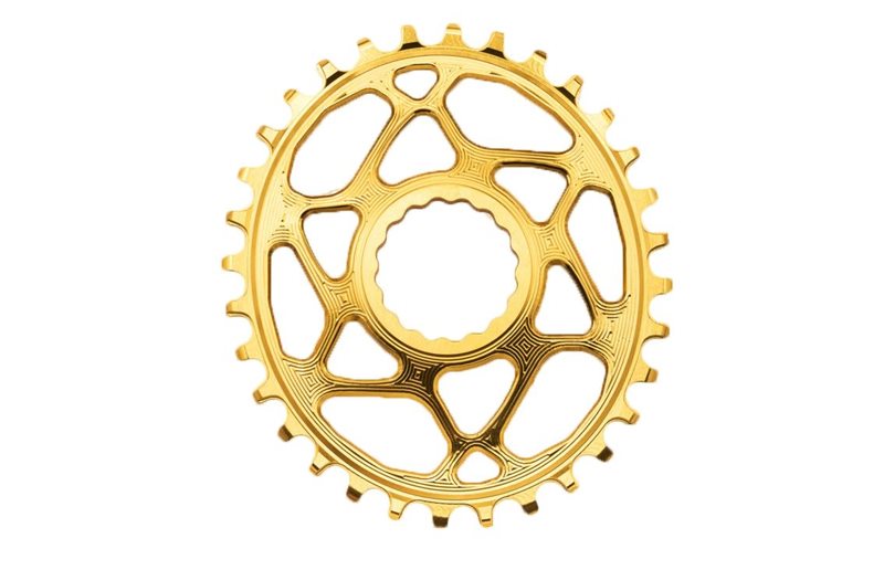 Drev absoluteBlack DM 3 mm Offset 1x10/11/12-Speed Oval NW Cinch BOOST Alu 36T Guld