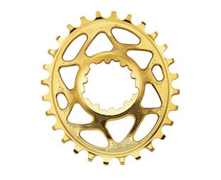 Drev absoluteBlack DM 1x10/11/12-Speed Oval NW BOOST M9000 Alu 30T Guld
