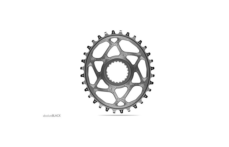 absoluteBLACK Eturatas DM 1x10/11/12-vaihteinen Ovaali NW Boost M9000 Alu 28