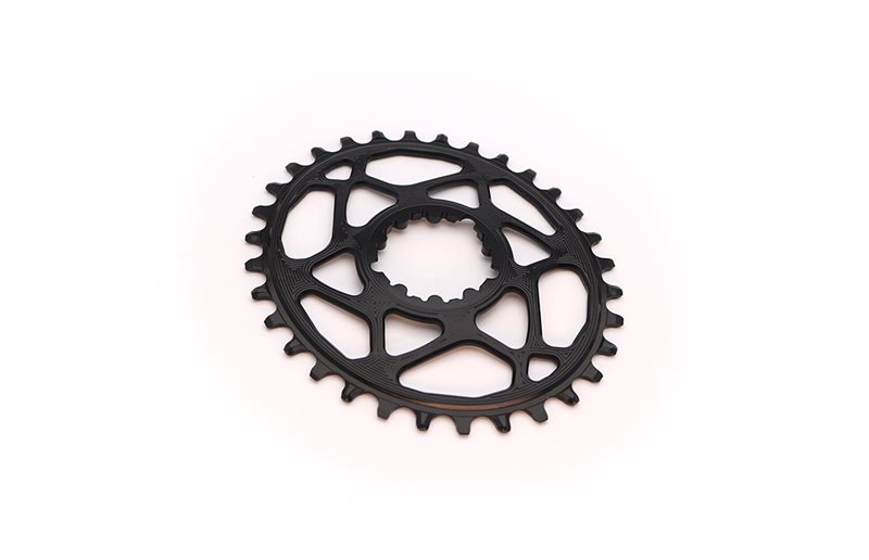 Drev absoluteBlack DM 3 mm Offset 12-Speed Oval NW BOOST Alu 32T sort